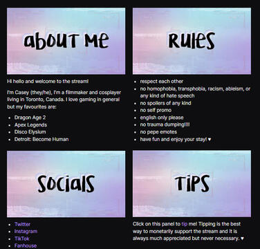 About Section Banners