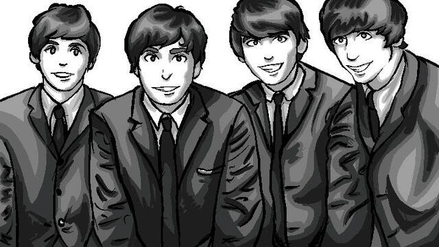 The Beatles Digital Painting