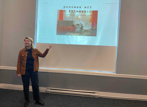 Artist Talk on Process Art in Filmmaking